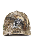 Florida Marlins Real Tree On White 9Fifty A-Frame Snapback