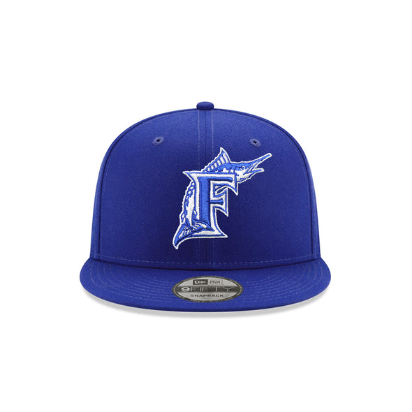 Florida Marlins Royal on White 9Fifty Snapback