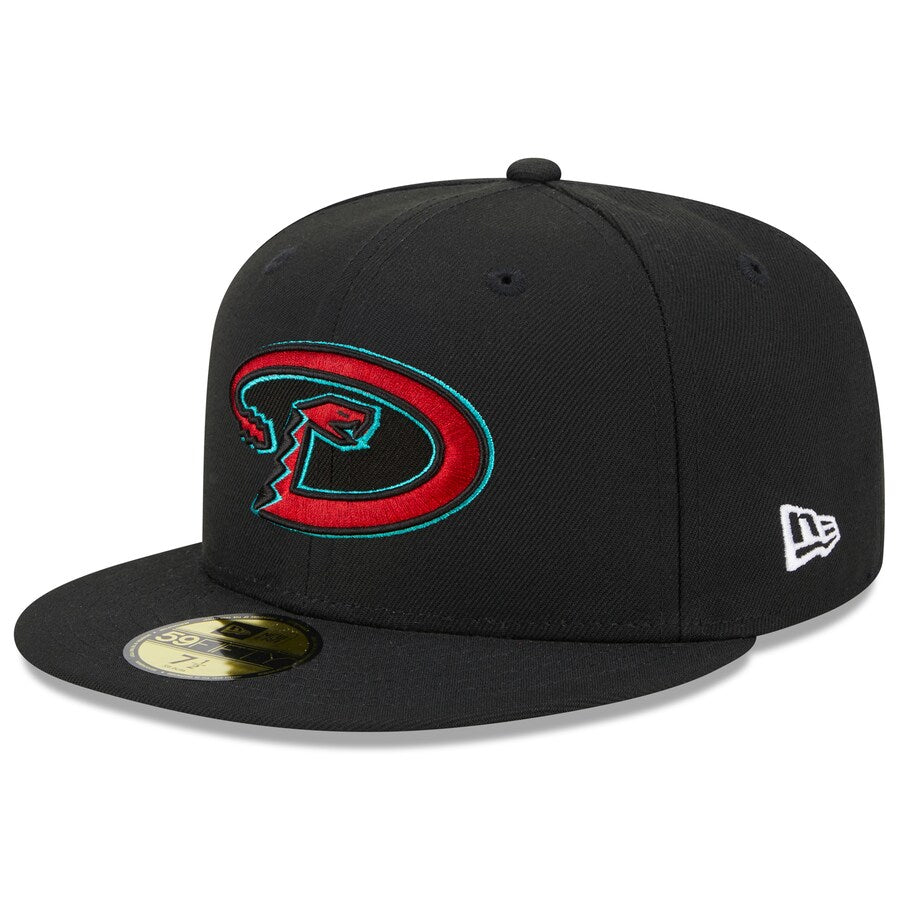 Arizona Diamondbacks Black 2001 World Series Side Patch 59Fifty Fitted ...