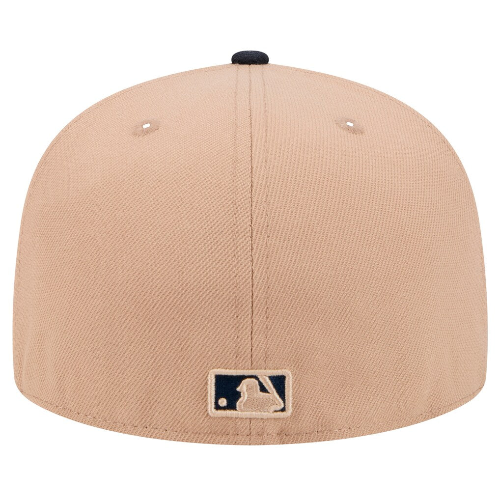 Atlanta Braves Camel Navy 2 Tone 59Fifty Fitted