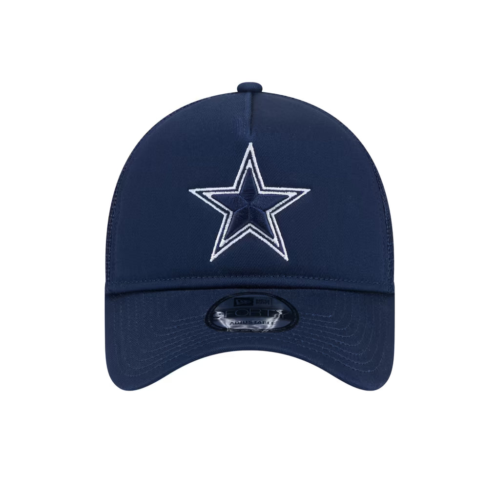 Dallas Cowboys Team Color 9Forty A-Frame Trucker Snapback