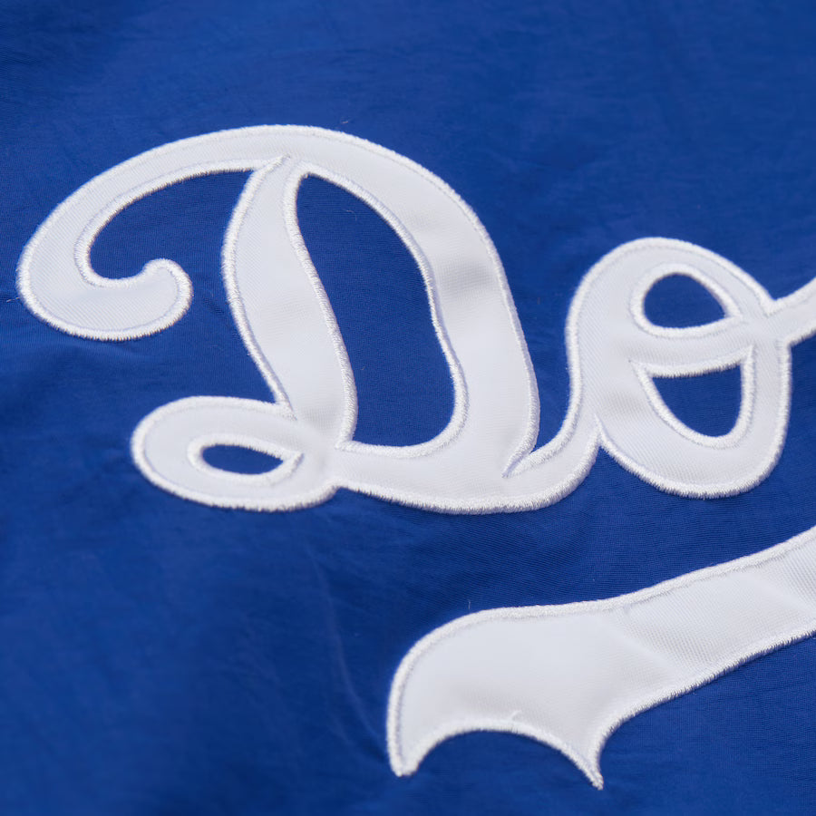Mitchell &amp; Ness Los Angeles Dodgers V-Neck Pullover Satin Jacket