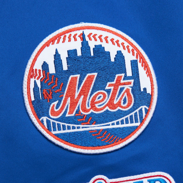 Mitchell & Ness New York Mets Lightweight Satin Bomber Jacket