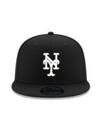 New York Mets Black on White 9Fifty Snapback