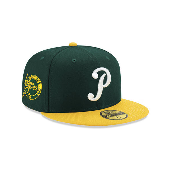 Pericos De Puebla Club De Beisbol Green Yellow 2 Tone Since 1942 SP 59Fifty Fitted