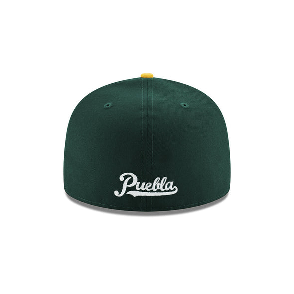 Pericos De Puebla Club De Beisbol Green Yellow 2 Tone Since 1942 SP 59Fifty Fitted