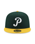 Pericos De Puebla Club De Beisbol Green Yellow 2 Tone Since 1942 SP 59Fifty Fitted
