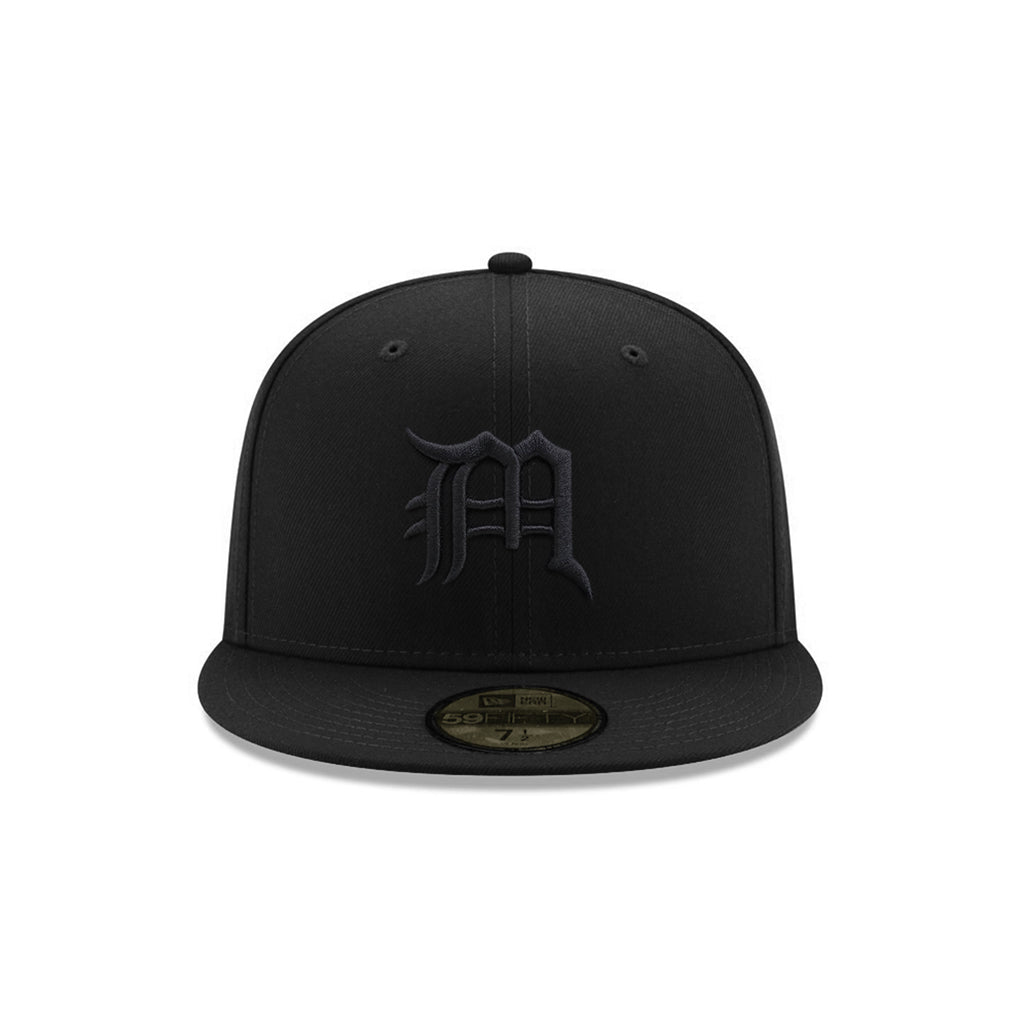 CrownMinded X Mexico Black On Black Mexico Flag SP 59Fifty Fitted