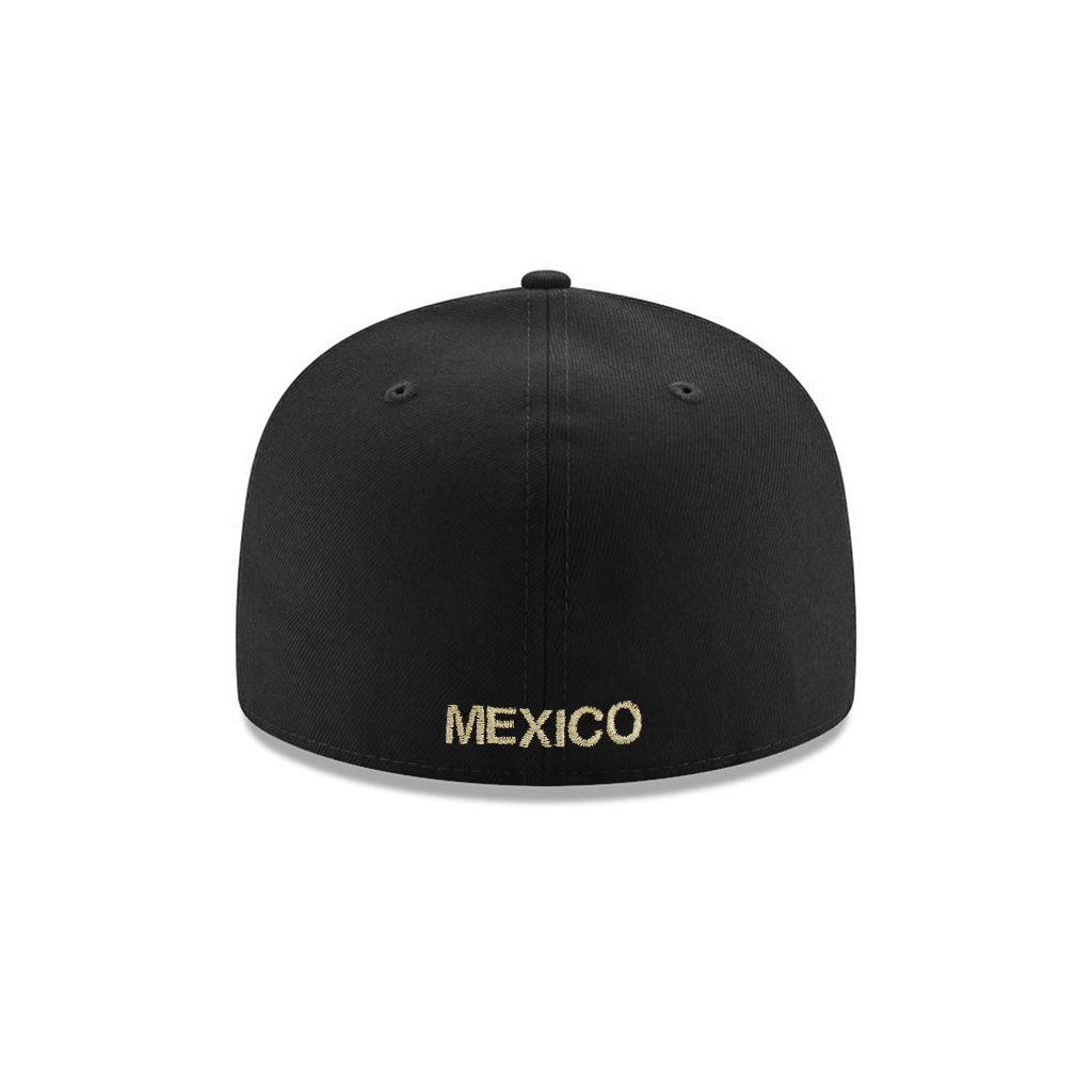 CrownMinded X Mexico Black Gold Aztec Calendar SP 59Fifty Fitted