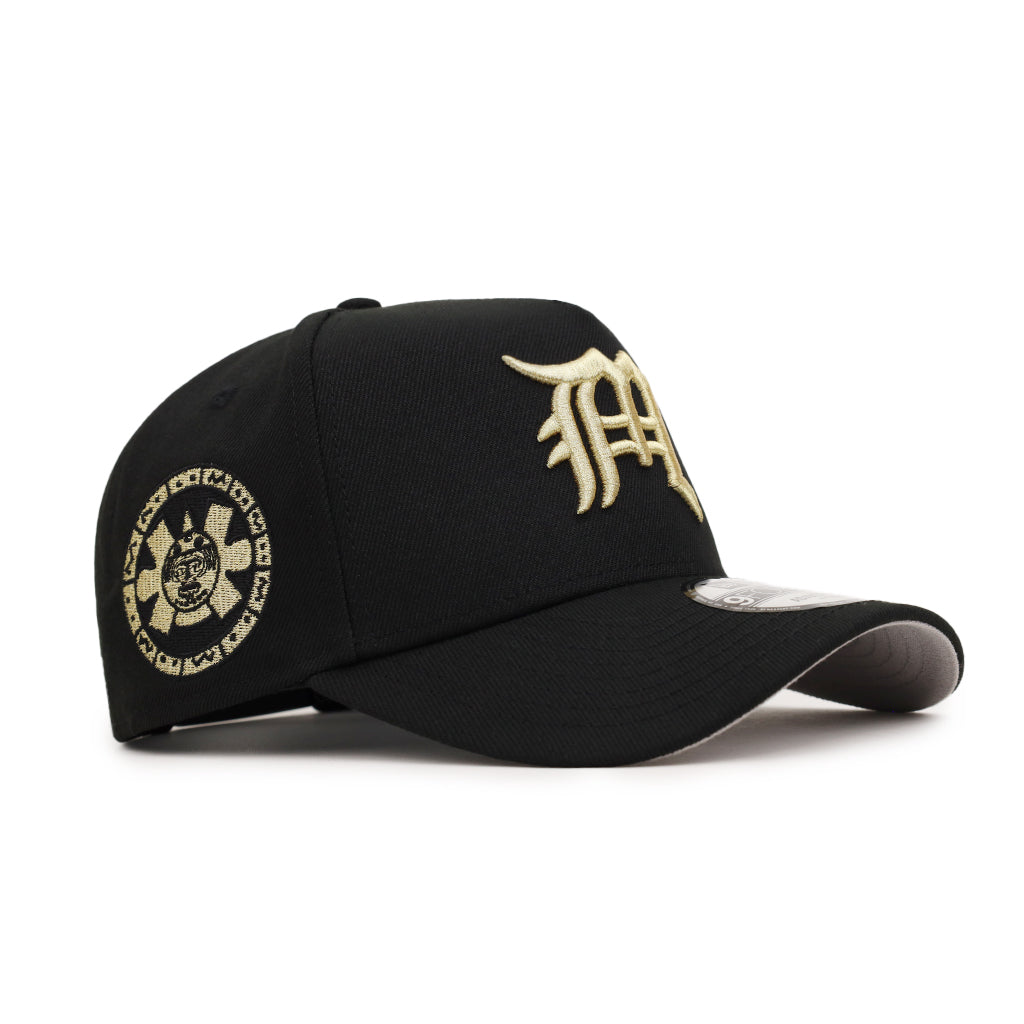 CrownMinded X Mexico Black Gold Aztec Calendar SP 9Forty A-Frame Snapback