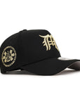 CrownMinded X Mexico Black Gold Aztec Calendar SP 9Forty A-Frame Snapback