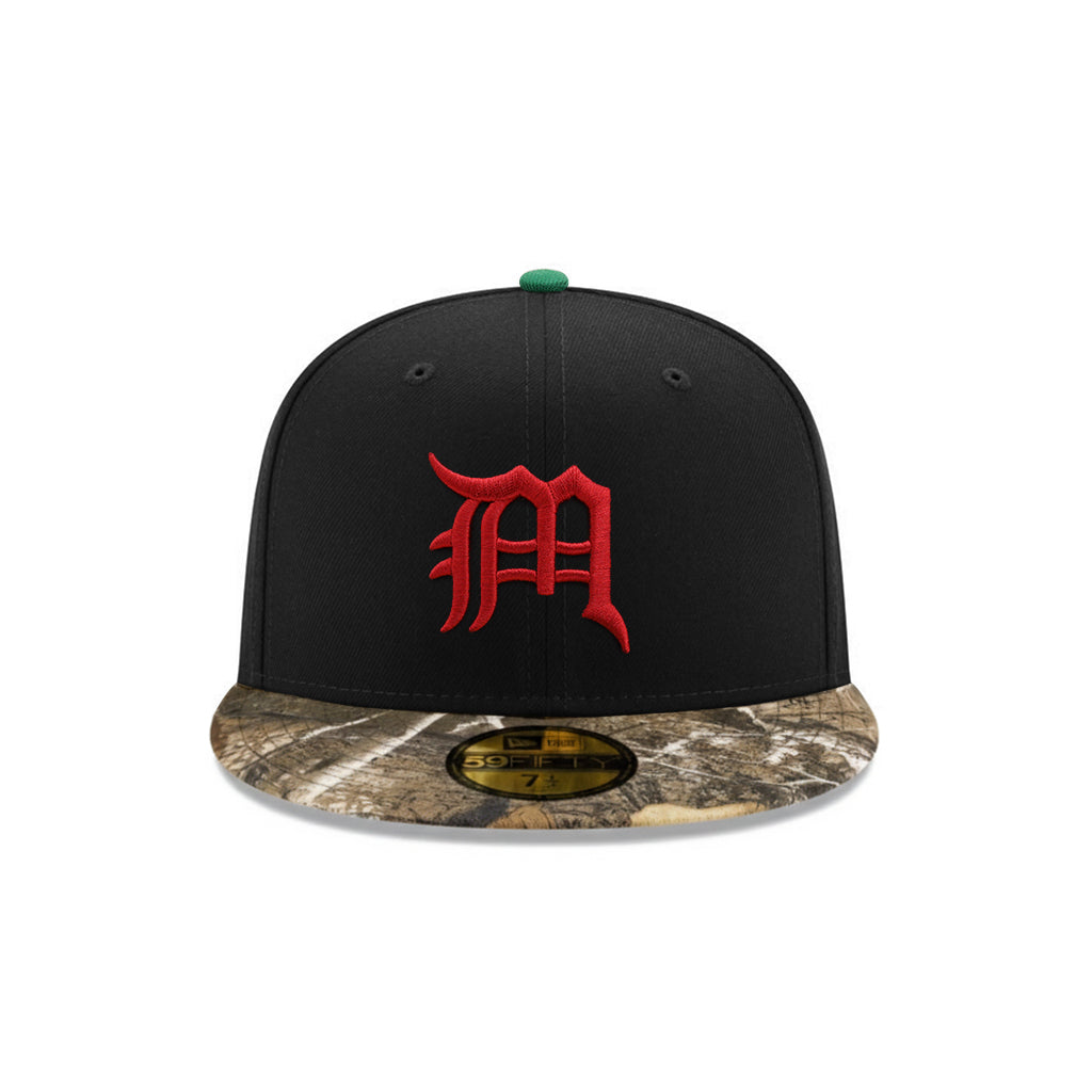 CrownMinded X Mexico Black Real Tree Sunrise Over Chichén Itzá SP 59Fifty Fitted
