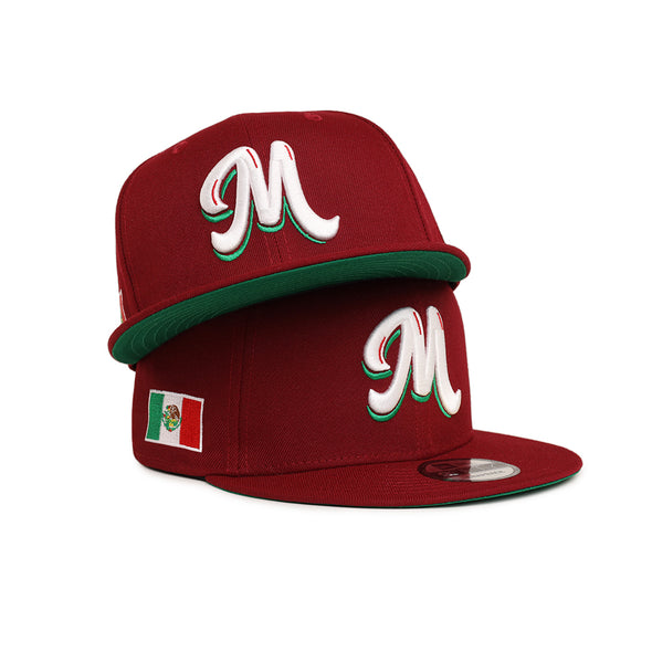 New Era Mexico Serie Del Caribe M Cardinal Red 9Fifty Snapback