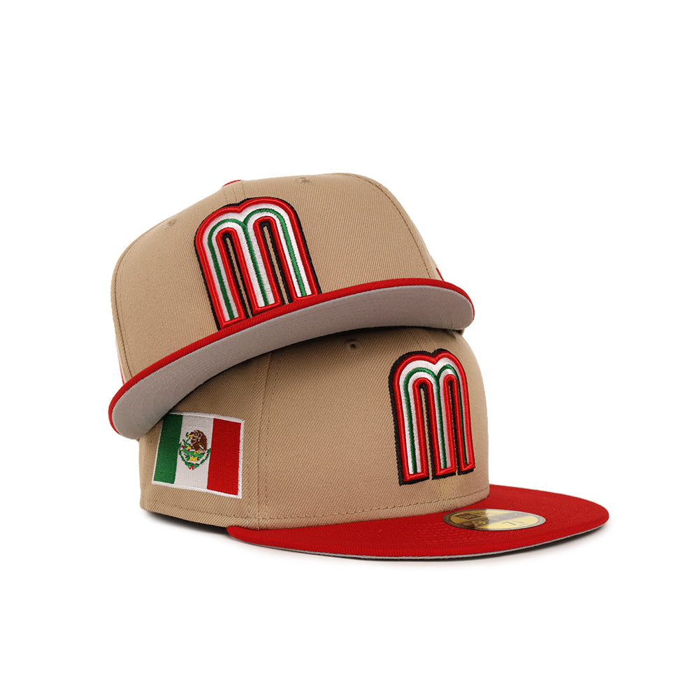 New Era 9FIFTY Mexico World Baseball Classic Snapback Hat Black Red