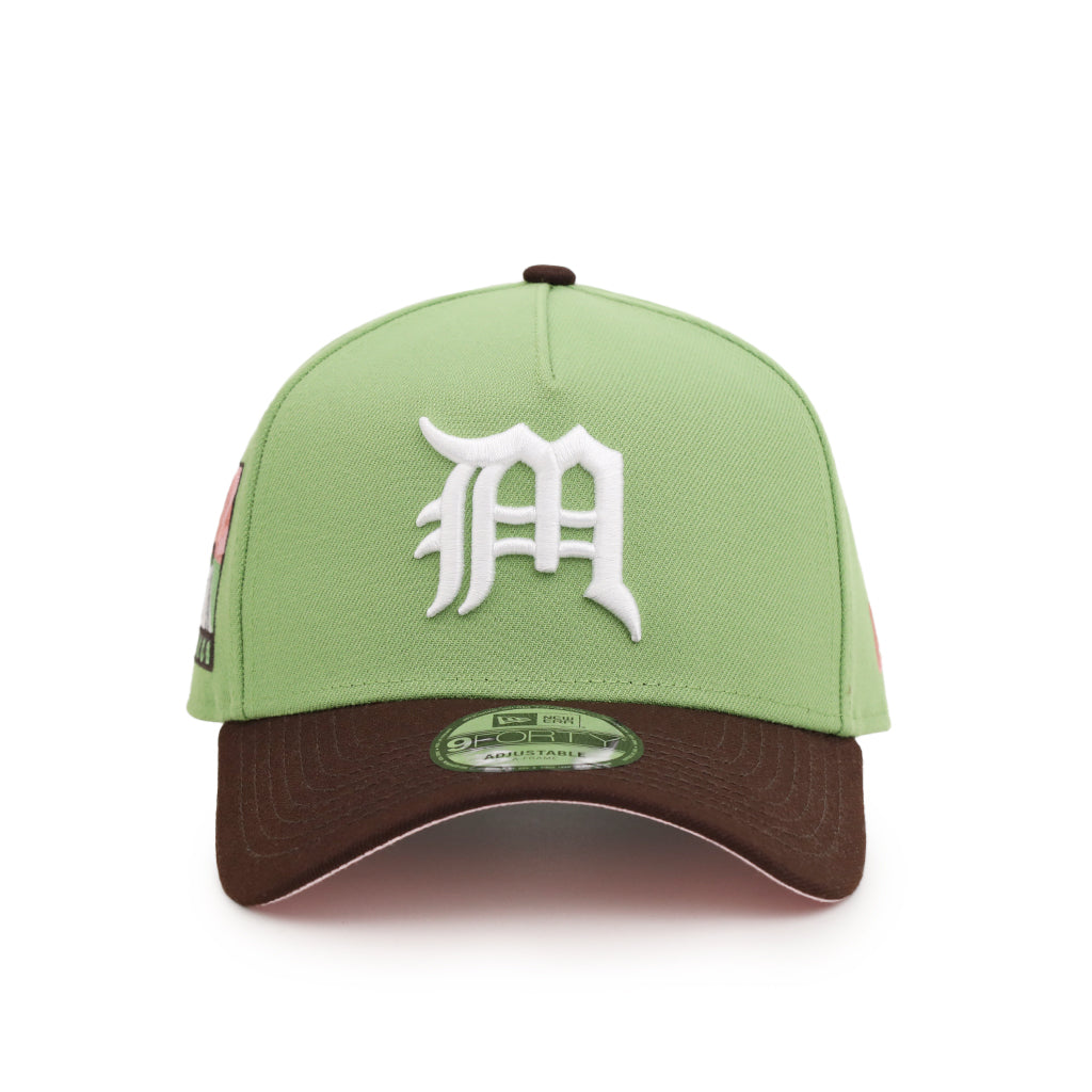 CrownMinded X Mexico Matcha Walnut Sunrise Over Chichén Itzá SP SP 9Forty A-Frame Snapback