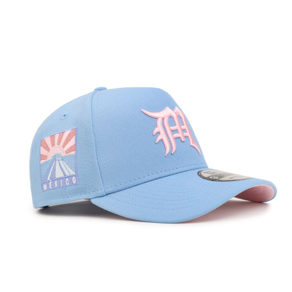 CrownMinded X Mexico Cotton Candy Sunrise Over Chichén Itzá SP 9Forty A-Frame Snapback