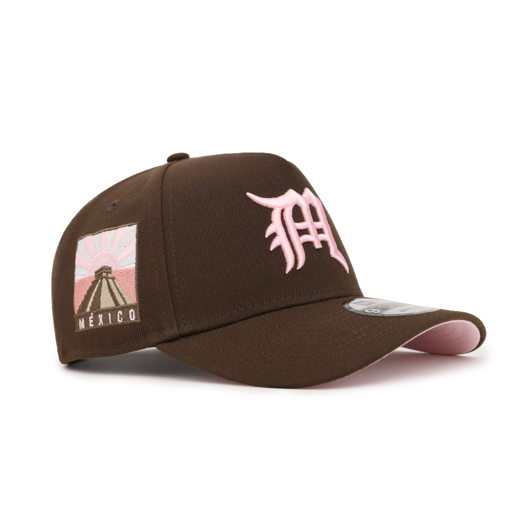 CrownMinded X Mexico Neapolitan Sunrise Over Chichén Itzá SP 9Forty A-Frame Snapback