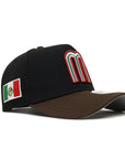 Mexico World Baseball Classic Black Brown 2 Tone Mexico Flag SP 9Forty A-Frame Snapback