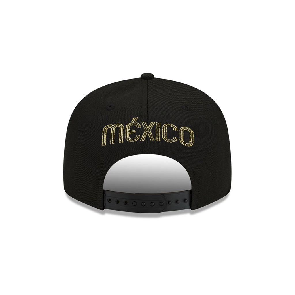 Mexico Black Gold WBC Aztec Calendar SP 9Fifty Snapback
