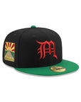 CrownMinded X Mexico Black Green Sunrise Over Chichén Itzá SP 59Fifty Fitted