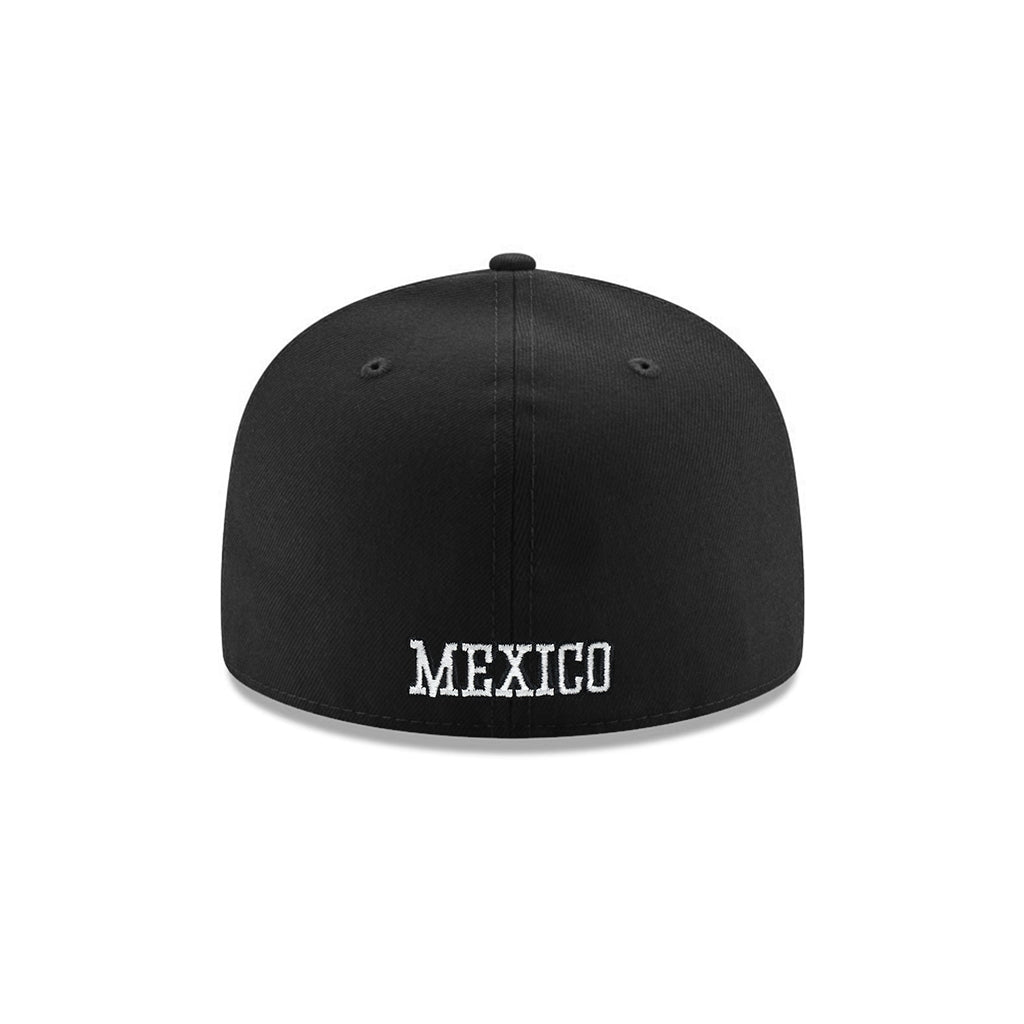 Mexico World Baseball Classic Black On White 59Fifty Fitted