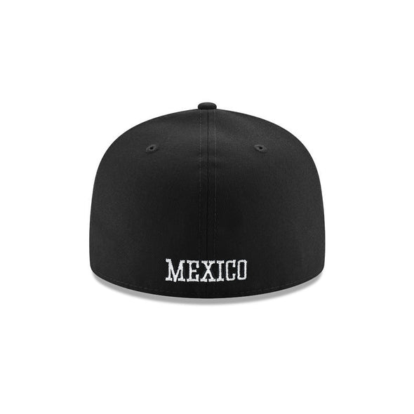 Mexico World Baseball Classic Black On White 59Fifty Fitted