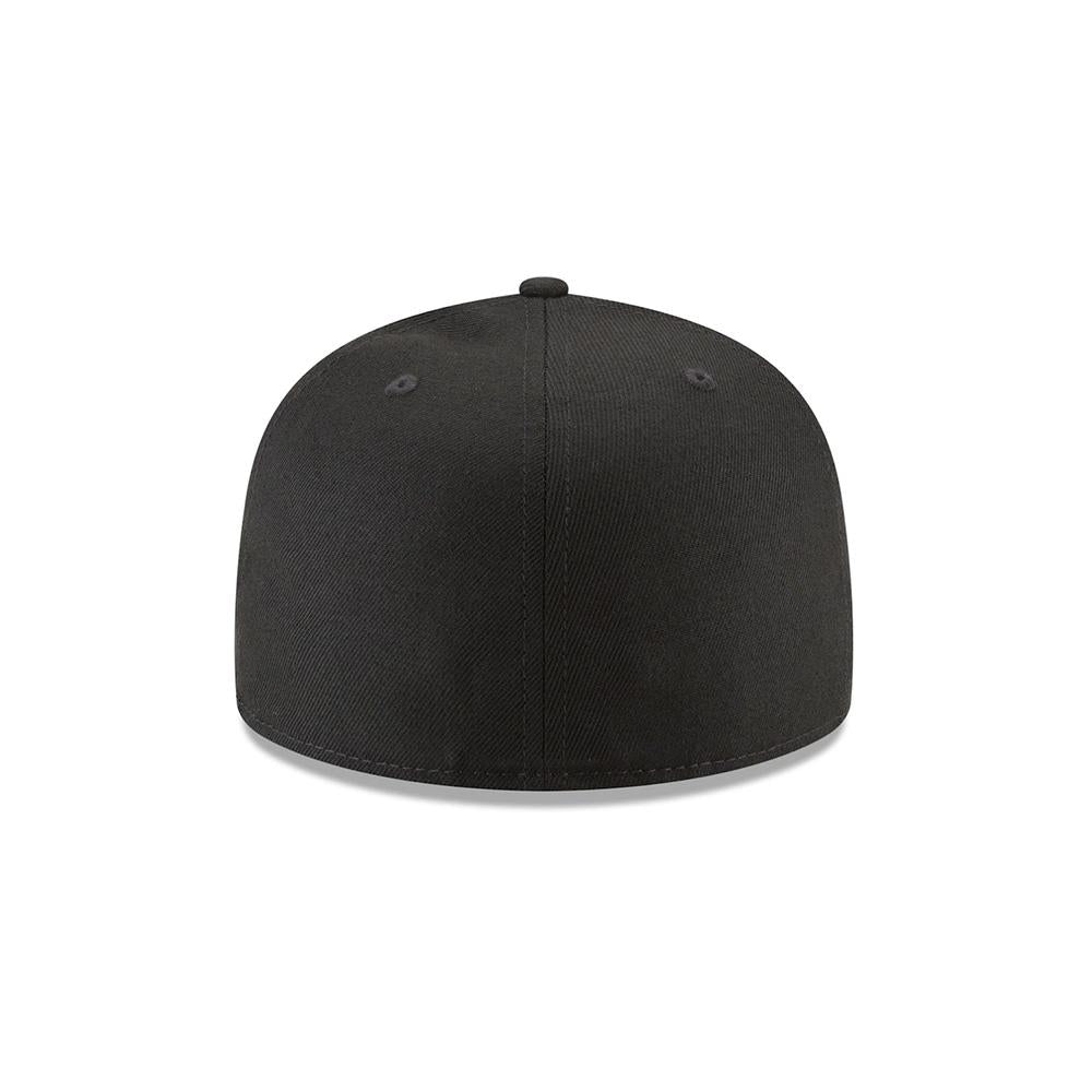 East Side Old English Graffiti Font Black on White 59Fifty Fitted