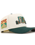 CrownMinded X Mexico Chrome Green Quetzalcōātl Block Feathered Serpent Mexico Flag SP 9Forty A-Frame Snapback