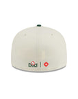 New Era Mexico Serie Del Caribe M Mexican Flag SP Chrome Green 2 Tone 59Fifty Fitted