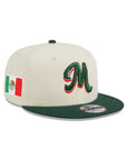 New Era Mexico Serie Del Caribe M Chrome Green 2 Tone 9Fifty Snapback