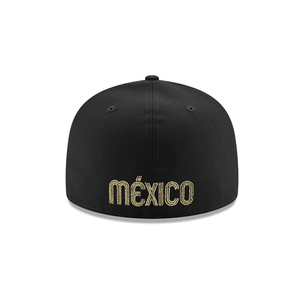 Mexico Black Gold Eagle Mexico Flag SP 59Fifty Fitted