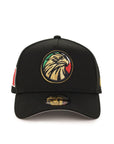 Mexico Black Gold Eagle Mexico Flag SP 9Forty A-Frame Snapback