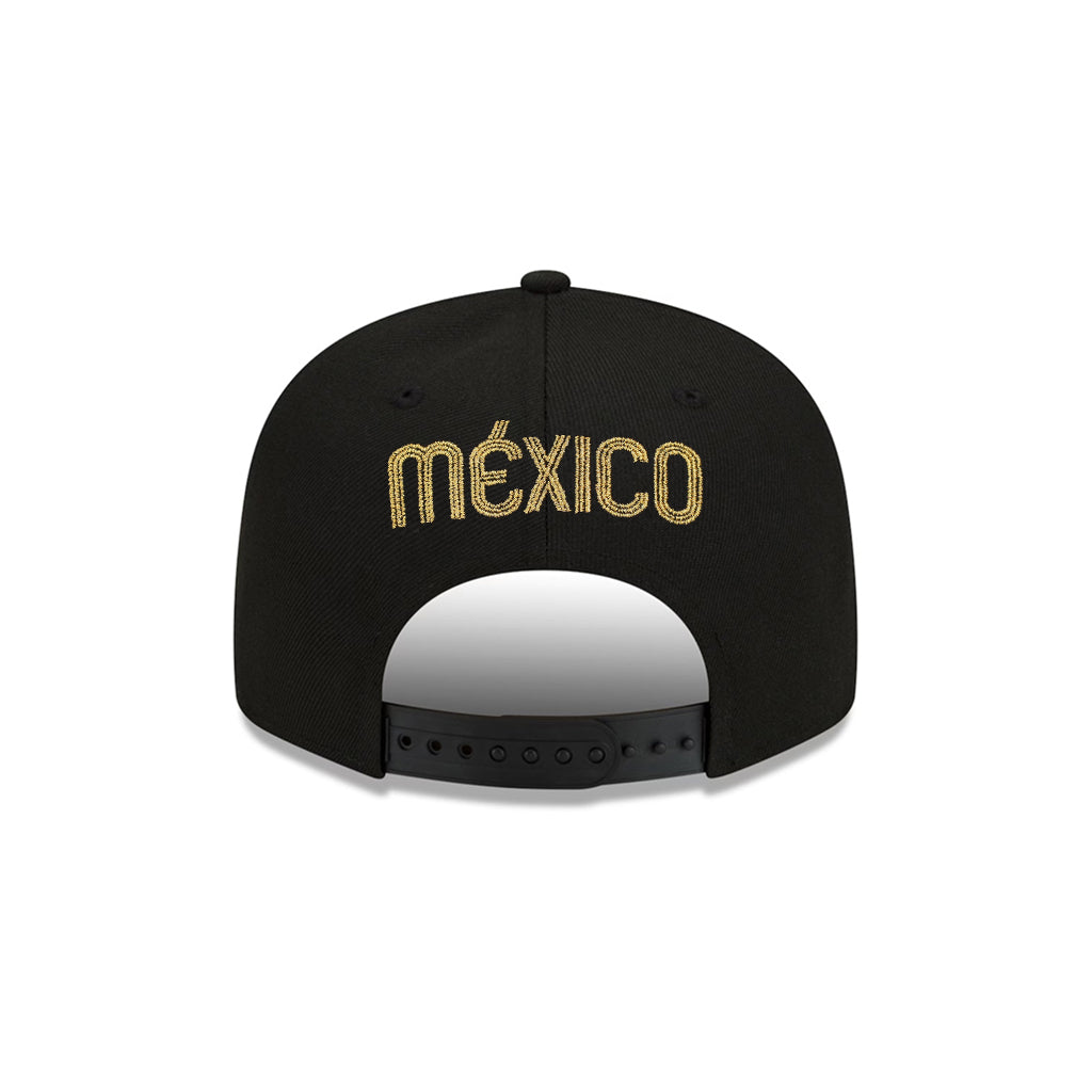 Mexico Black Gold Eagle Mexico Flag SP 9Fifty Snapback
