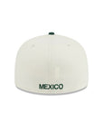 CrownMinded X Mexico Chrome Green Soccer Eagle Mexico Flag SP 59Fifty Fitted