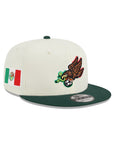 CrownMinded X Mexico Chrome Green Soccer Eagle Mexico Flag SP 9Fifty Snapback