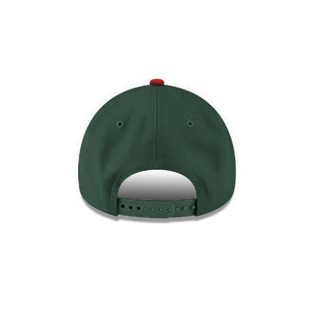 CrownMinded X Mexico Green Corduroy Quetzalcōātl Block Feathered Serpent Mexico Flag SP 9Forty A-Frame Snapback