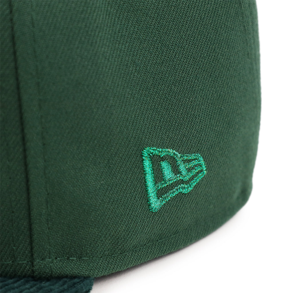 CrownMinded X Mexico Green Corduroy Quetzalcōātl Block Feathered Serpent Mexico Flag SP 59Fifty Fitted