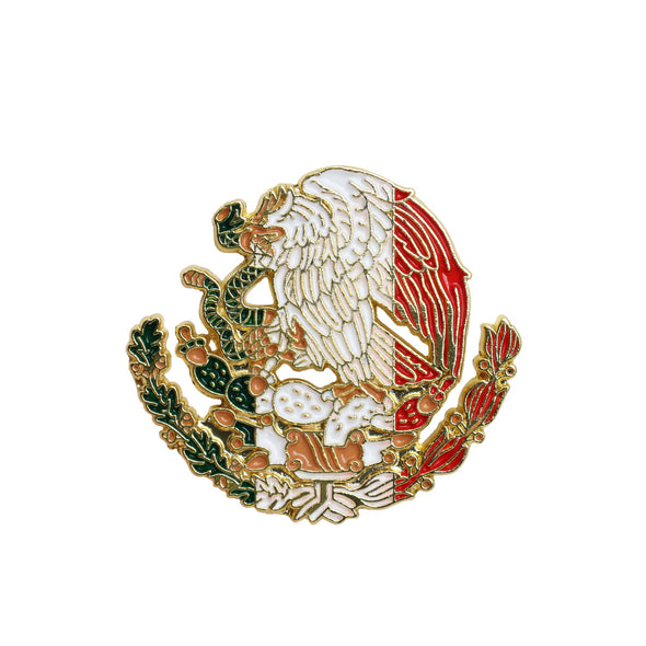 CrownMinded Mexico Flag Eagle Cap Pin