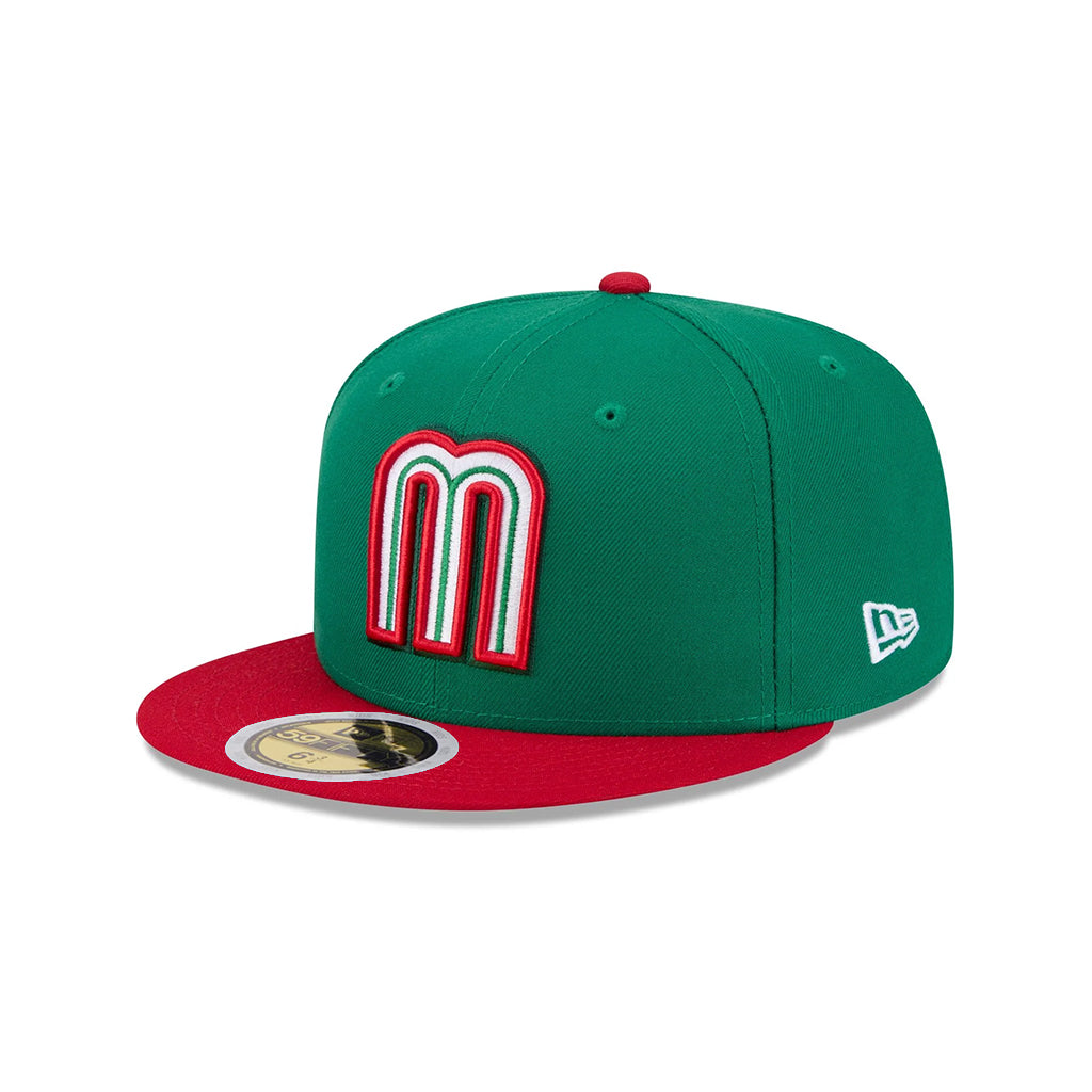 Mexico WBC 2026 Mexico Flag SP Green Red 2 Tone Youth 59Fifty Fitted