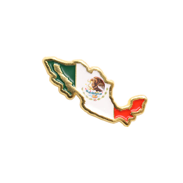 Mexico Flag Map Cap Pin