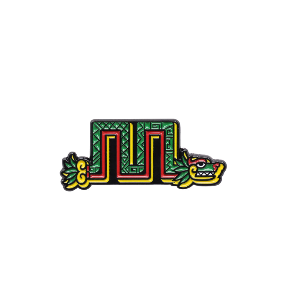 CrownMinded X Mexico Quetzalcōātl Block Feathered Serpent Pin