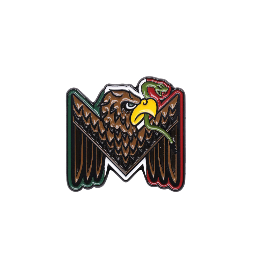CrownMinded X Mexico Feathered Eagle Soft Enamel Pin