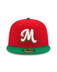 New Era Mexico Serie Del Caribe M Red Green 2 Tone 59Fifty Fitted