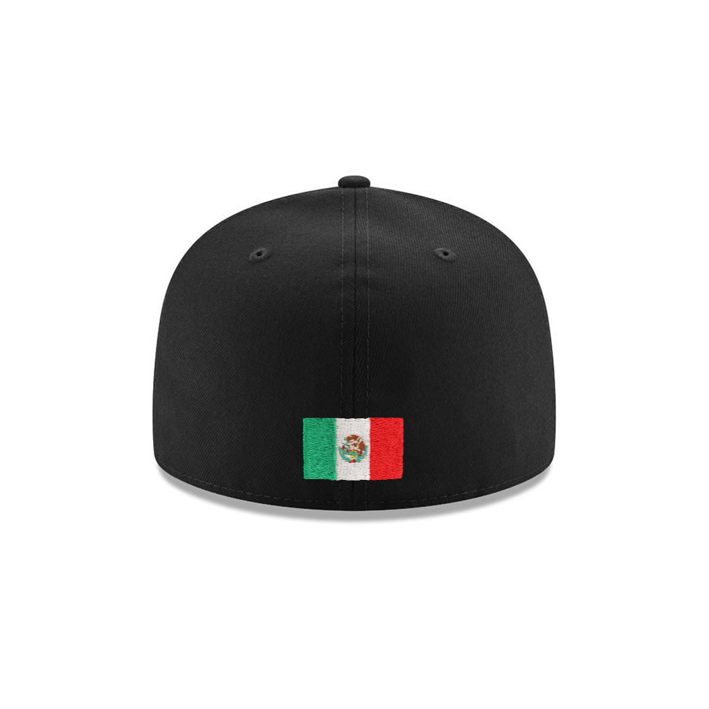 CrownMinded X Mexico Quetzalcōātl Feathered Serpent Sunrise Over Chichén Itzá SP Black 59Fifty Fitted