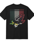 Mexico Eagle Graphic Tee – Black