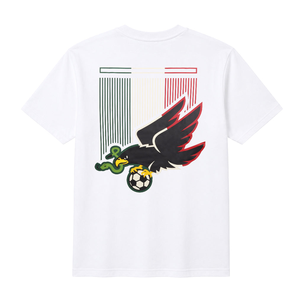 Mexico Eagle Graphic Tee – White