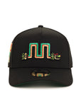 CrownMinded X Mexico Quetzalcōātl Block Feathered Serpent Mexico Flag SP Black 9Forty A-Frame Snapback