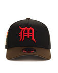 CrownMinded X Mexico Black Brown Sunrise Over Chichén Itzá SP 9Forty A-Frame Snapback