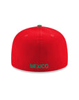 CrownMinded X Mexico Quetzalcōātl Feathered Serpent Mexico Flag SP Red Green 59Fifty Fitted