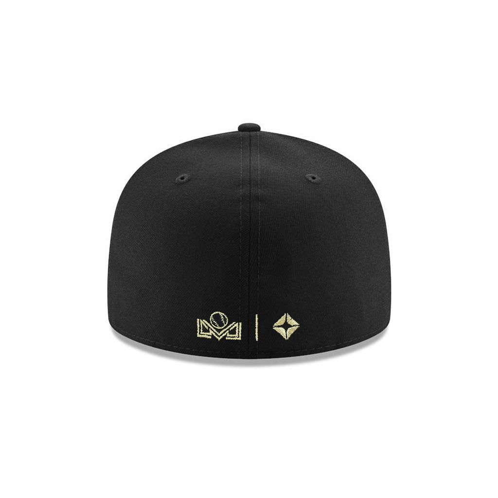Sultanes De Monterrey Club De Beisbol Black Gold Alternate 59Fifty Fitted